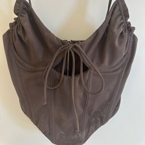 White Fox Boutique Tie Corset